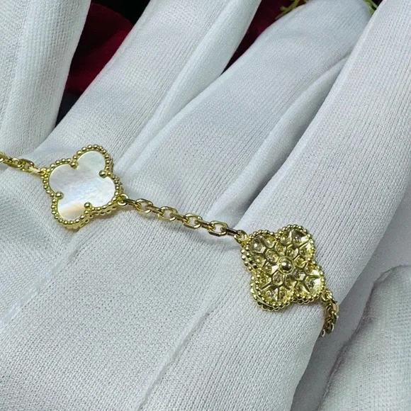 🍀$1500 SET CUSTOM CLOVER MOTHER OF PEARL - Picture 9 of 13